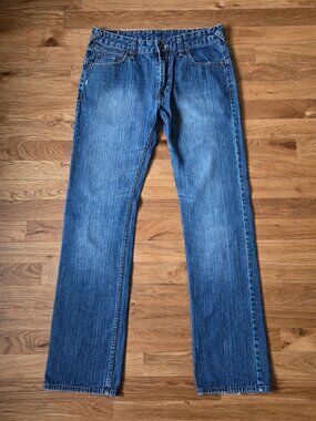 Zoo York Jeans Mens 34x32 Straight Leg Y2K Skater Grunge Streetwear Denim